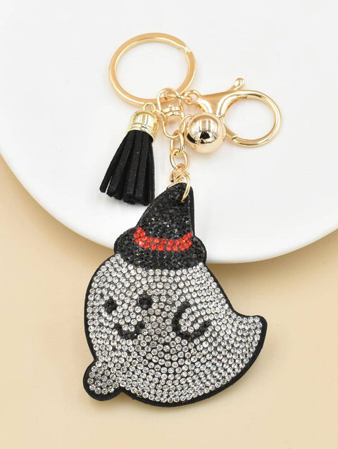 Ghost Tassel Charm Keychain