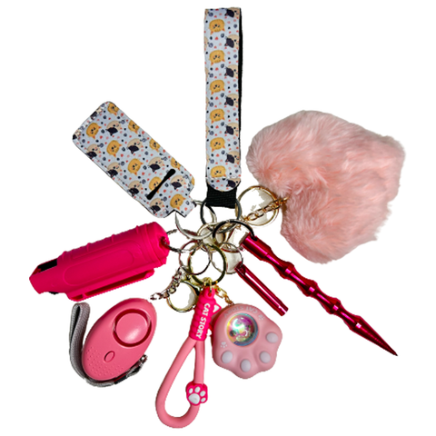 Cat Self Defense Keychain