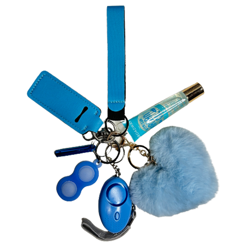 Blue Kids Safety Keychain - Defense Queens