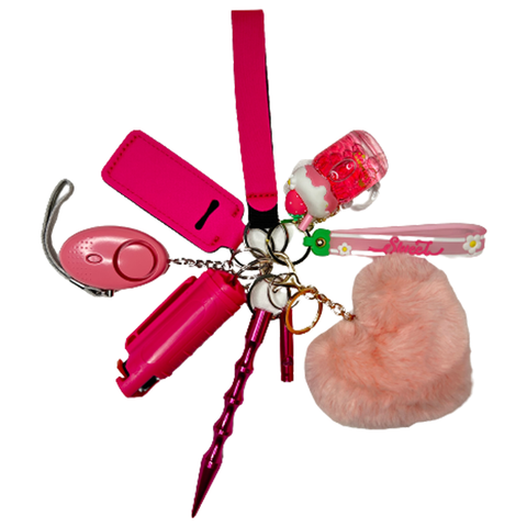 Strawberry Liquid Mug Charm Self Defense Keychain - Defense Queens