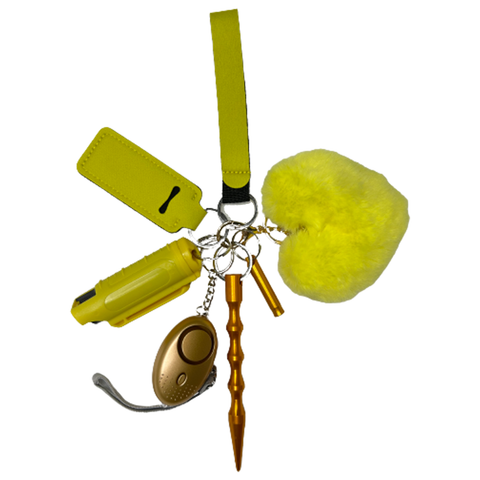 Yellow Queen Self Defense Keychain - Defense Queens