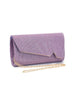 Purple Asymmetrical Clutch