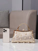 Gold Pearl Clutch Evening Purse