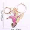 Pink Hummingbird Keychain