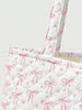 Pink Bow Quilted Tote Bag