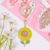 Sunflower Charm Keychain