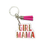 Girl Mama Tassel Keychain
