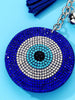 Evil Eye Tassel Charm Keychain