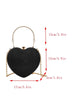 Black Heart Handbag (KEYCHAIN NOT INCLUDED)