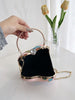 Heart Floral Mini Handbag (embroidered design will vary)