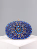 Glamorous Blue Oval Purse