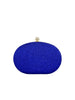 Glamorous Blue Oval Purse