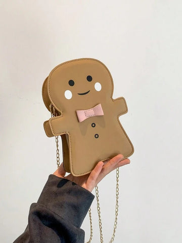 Gingerbread Man Crossbody Bag