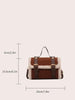 Brown Furry Buckle Bag