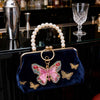 Pink & Green Butterfly Keychain