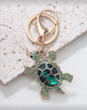 Turtle Gem Keychain