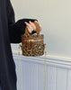 Mini Leopard Bucket Bag
