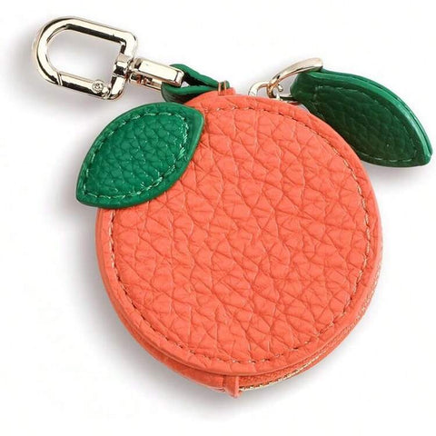 Orange Mini Coin Bag