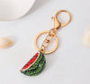 Watermelon Slice Bling Keychain