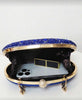 Blue Peacock Evening Clutch Bag