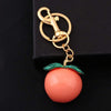 Peach Charm Keychain