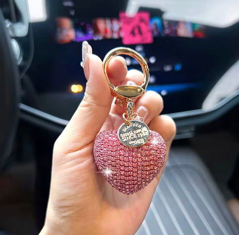 Heart Bling Keychain