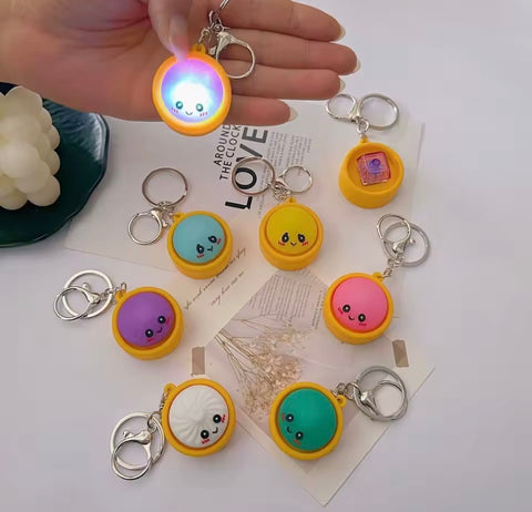 Dumpling Light Up Keychain