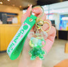 Floating Bear Liquid Keychain