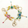Dragonfly Gem Keychain