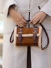 Brown Furry Buckle Bag