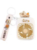 Capybara Portable Handheld Fan Keychain