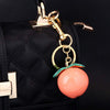 Peach Charm Keychain