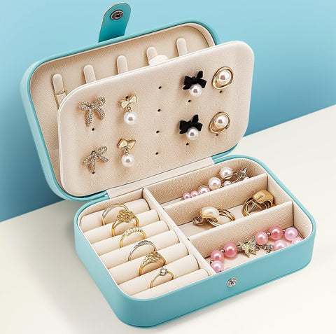 Blue Travel Jewelry Storage Box (BOX ONLY)