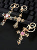 Cross Rhinestone Keychain