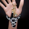 Cow Rhinestone Keychain