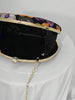 Midnight Floral Clutch Purse