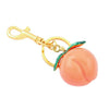 Peach Charm Keychain
