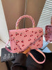 Pink Cherry Asymmetrical Purse
