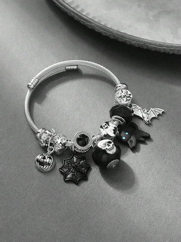 Halloween Skull Bracelet