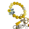 Hold Your Head High Beaded Self Defense Keychain