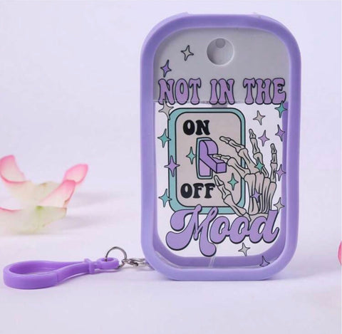 Not in the Mood Portable Spray Bottle Keychain (Empty Bottle)