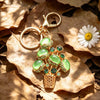 Green Plant Keychain