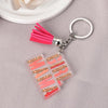 Girl Mama Tassel Keychain
