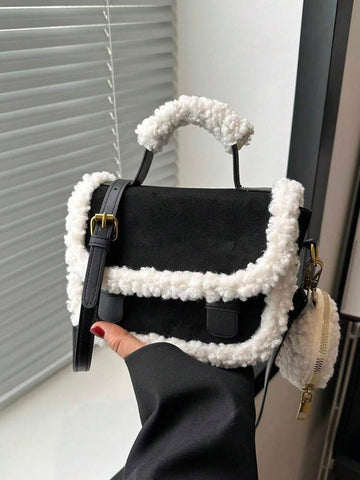 Black & White Fur Purse