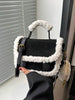 Black & White Fur Purse