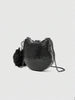 Black Cat Tail Crossbody Bag