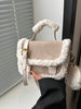 Khaki Fur Purse