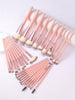 30-Piece Pink Makeup Brush Set