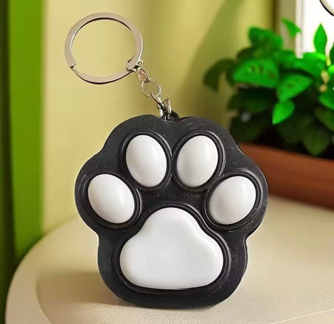 Paw Stress Relief Fidget Keychain