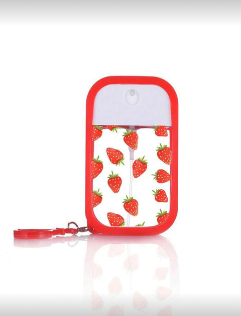 Strawberry Portable Spray Bottle Keychain (Empty Bottle)